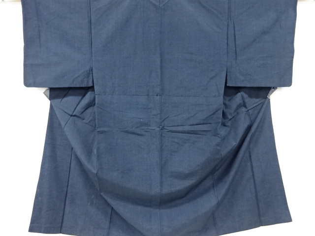 JAPANESE KIMONO / ANTIQUE MENS KIMONO / SILK / HAND WOVEN TSUMUGI